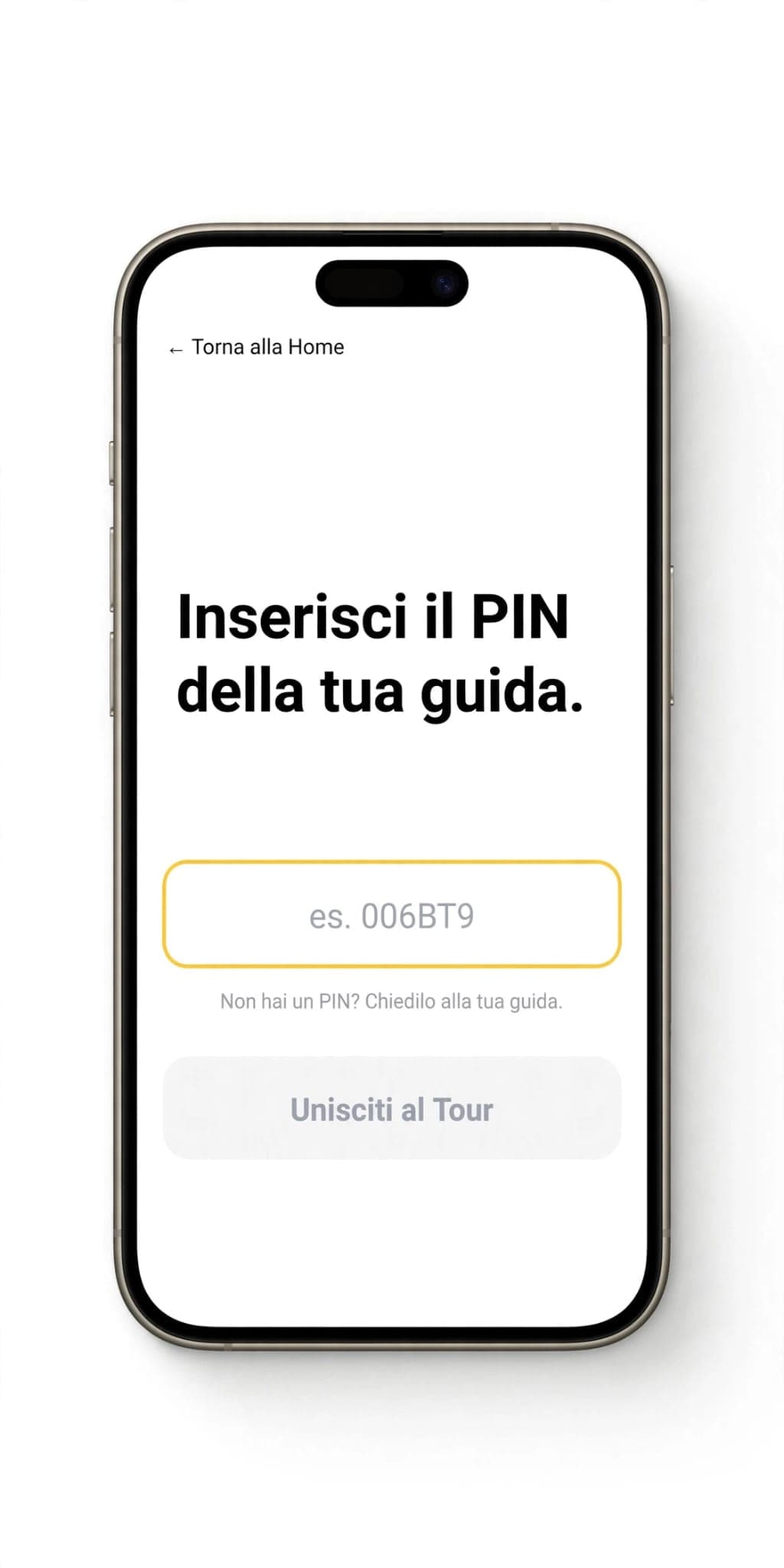 1) Saisissez le PIN