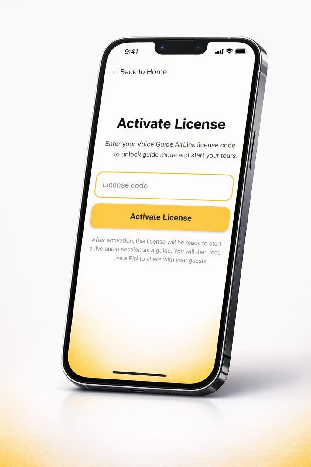 2) Inserimento licenza