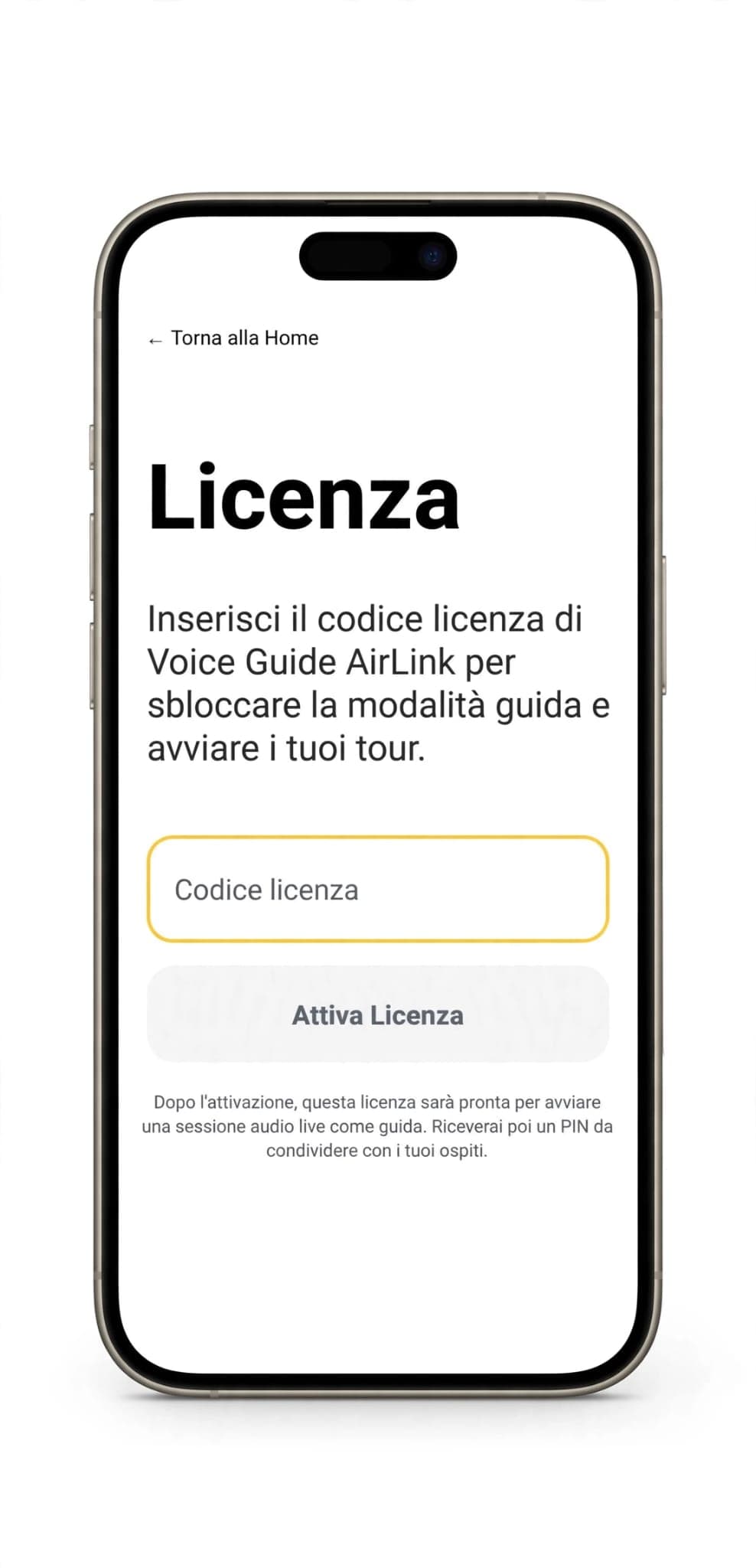 2) Activez la licence