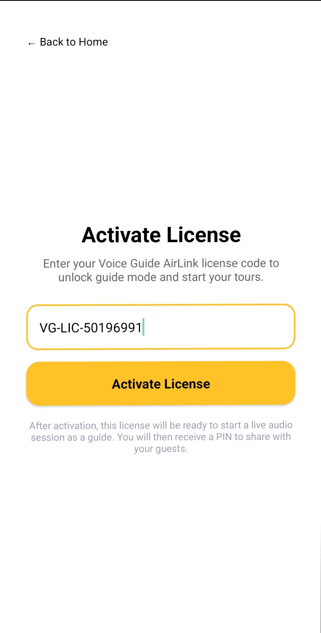 2) Attiva la licenza